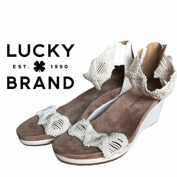 Lucky Brand- Wedge Sandals - Picture 1 of 7
